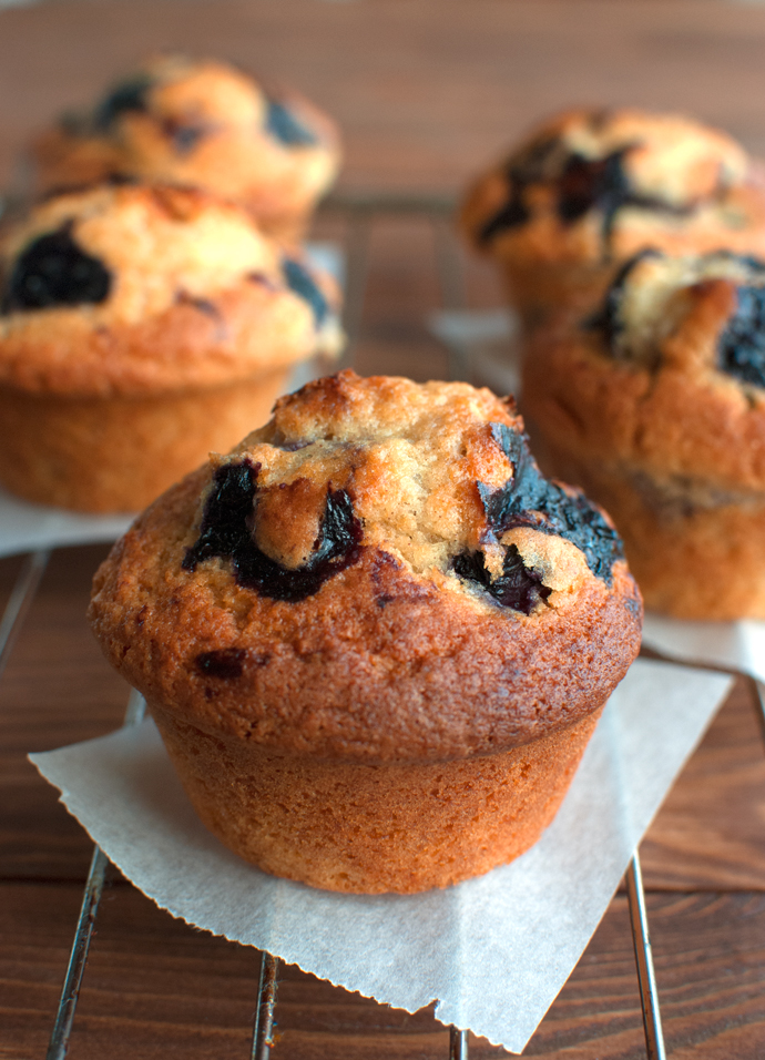 Best Blueberry Muffins Ever: Double Blueberry Muffins with a Sweet Sour ...