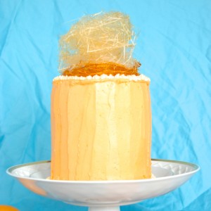 Orange Buttercream Cake Featured