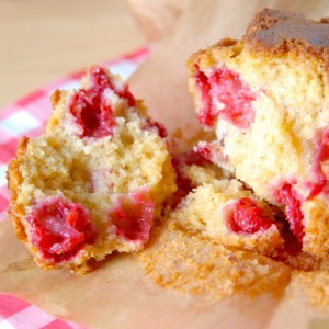 Raspberry Muffins Featured