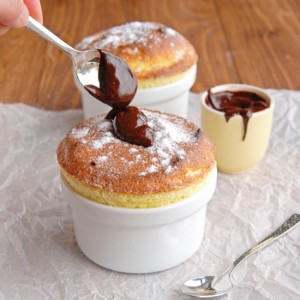 Pear Souffles Featured