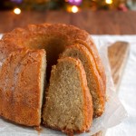 Christmasy Spiced Honey Syrup Bundt Cake with Mead