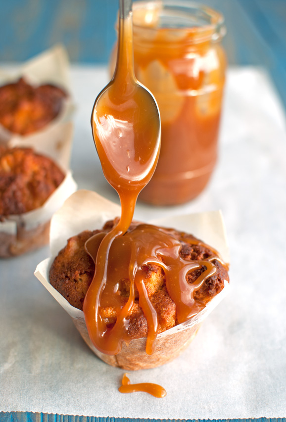 Caramel Apple Muffins | thetoughcookie.com