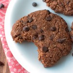 Flourless Chocolate Chip Cookies with Almond Butter