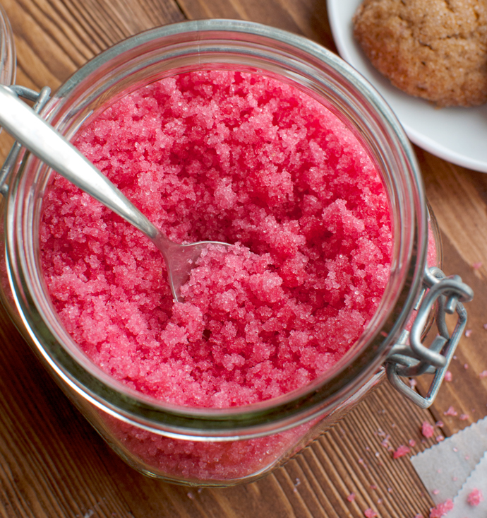 Raspberry Jam Cookies with Homemade Raspberry Sugar