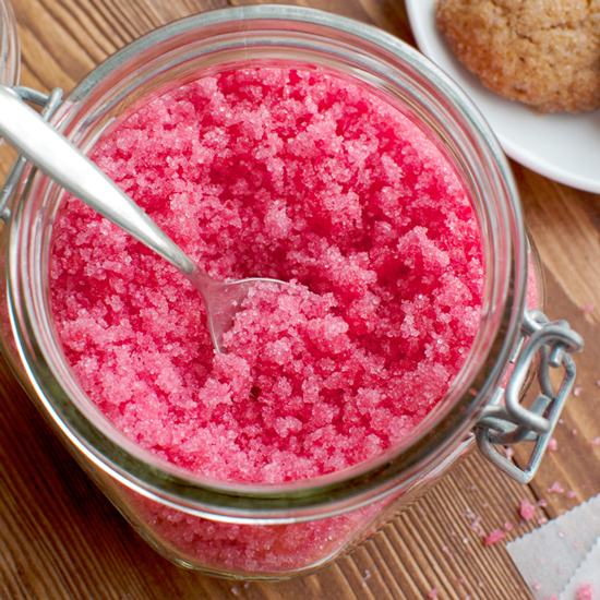 Homemade Raspberry Sugar - The Tough Cookie