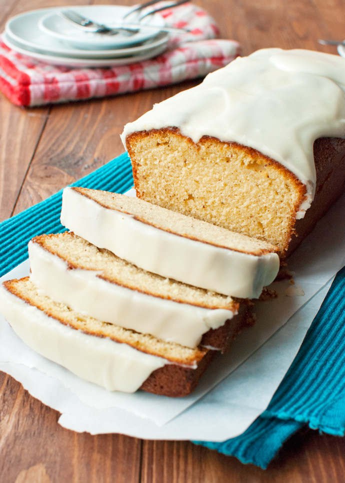 Double Brown Butter Cake with a Vanilla Glaze
