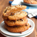 Chocolate Chip Cookies Stuffed with Dulce de Leche