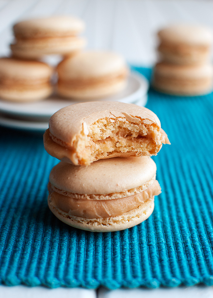 The Tough Cookie | Salted Caramel Macarons | thetoughcookie.com