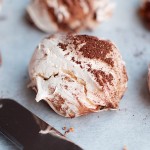 Chocolate Swirl Meringues with a Hint of Cinnamon