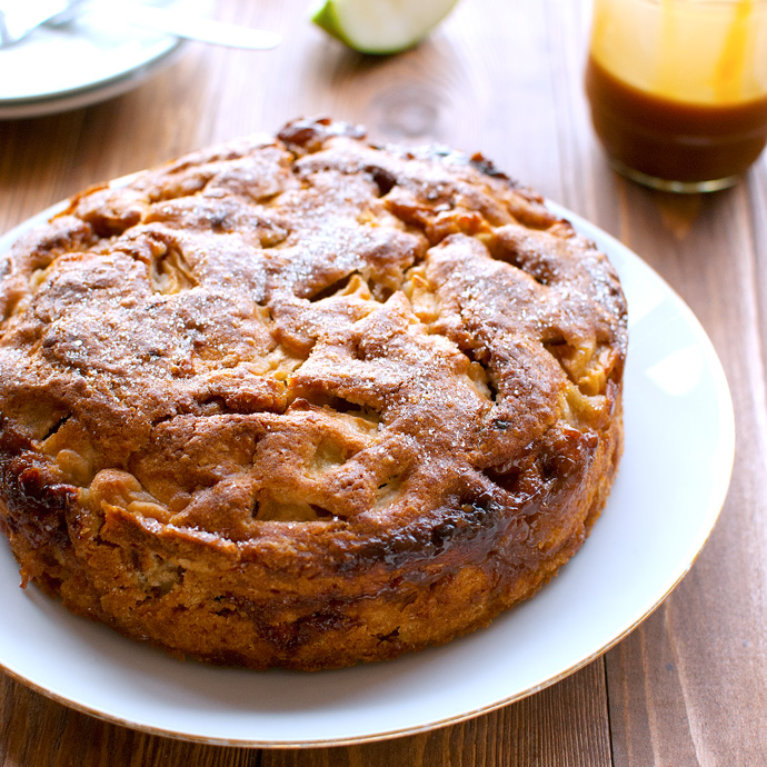 Bramley Apple Cake with Custard Icing Recipe - Samsung Food