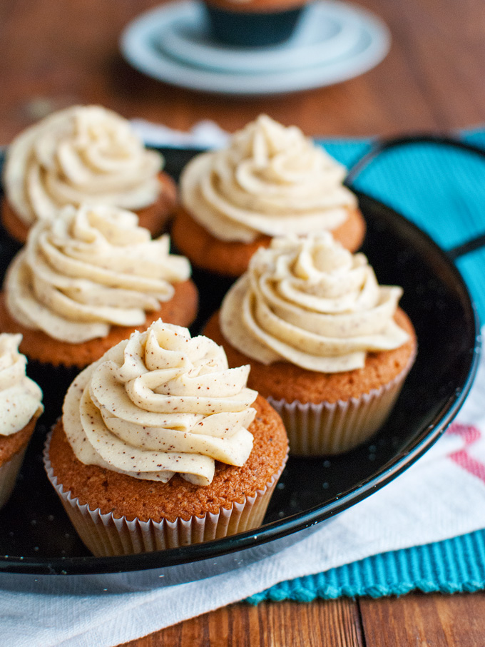 Brown Butter Cupcakes with Brown Butter Buttercream