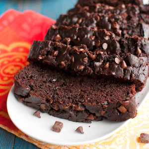 The Tough Cookie | Zucchini Chocolate Bread with Chocolate Cunks | thetoughcookie.com