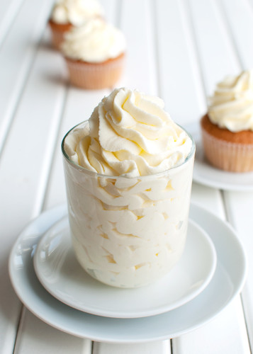 Super Smooth Whipped Cream Frosting - Step by Step - The Tough Cookie