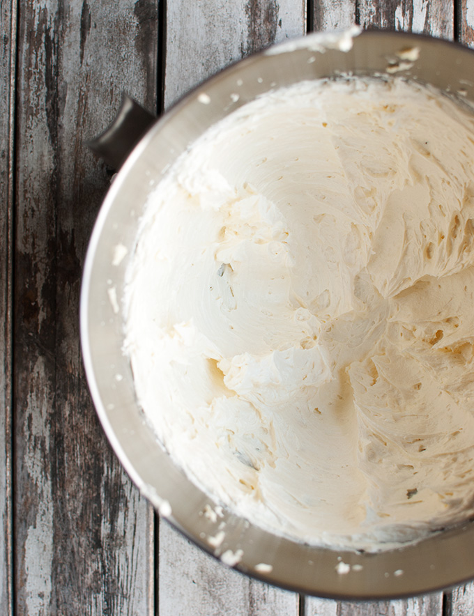 Less Sweet Flour Buttercream (aka: Ermine Buttercream) - This is the less sweet version of my famous flour buttercream. It's supersmooth, because it doesn't contain powdered sugar and is instead pudding-based! | thetoughcookie.com