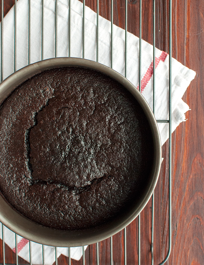 Recipe for 3 Chocolate Espresso Cake Layers - pakced with flavor! | thetoughcookie.com